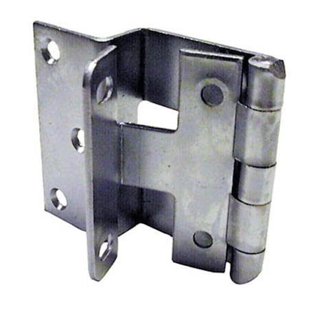 Hd RPC 1.37 in. Thick Door Overlay Hinges- Chrome Powder Coat finish C7036 P28